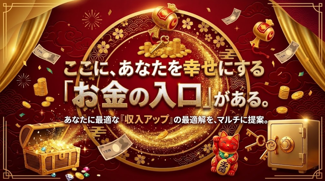 ここに、あなたを幸せにするお金の入口がある。